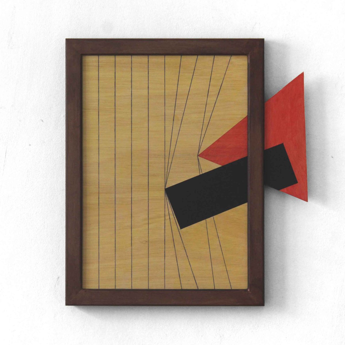 Geometric Wood Sculpture , Cv9L2F-25 By Martin Singer, 13 X 15, Artwork For Sale On Artfinder
