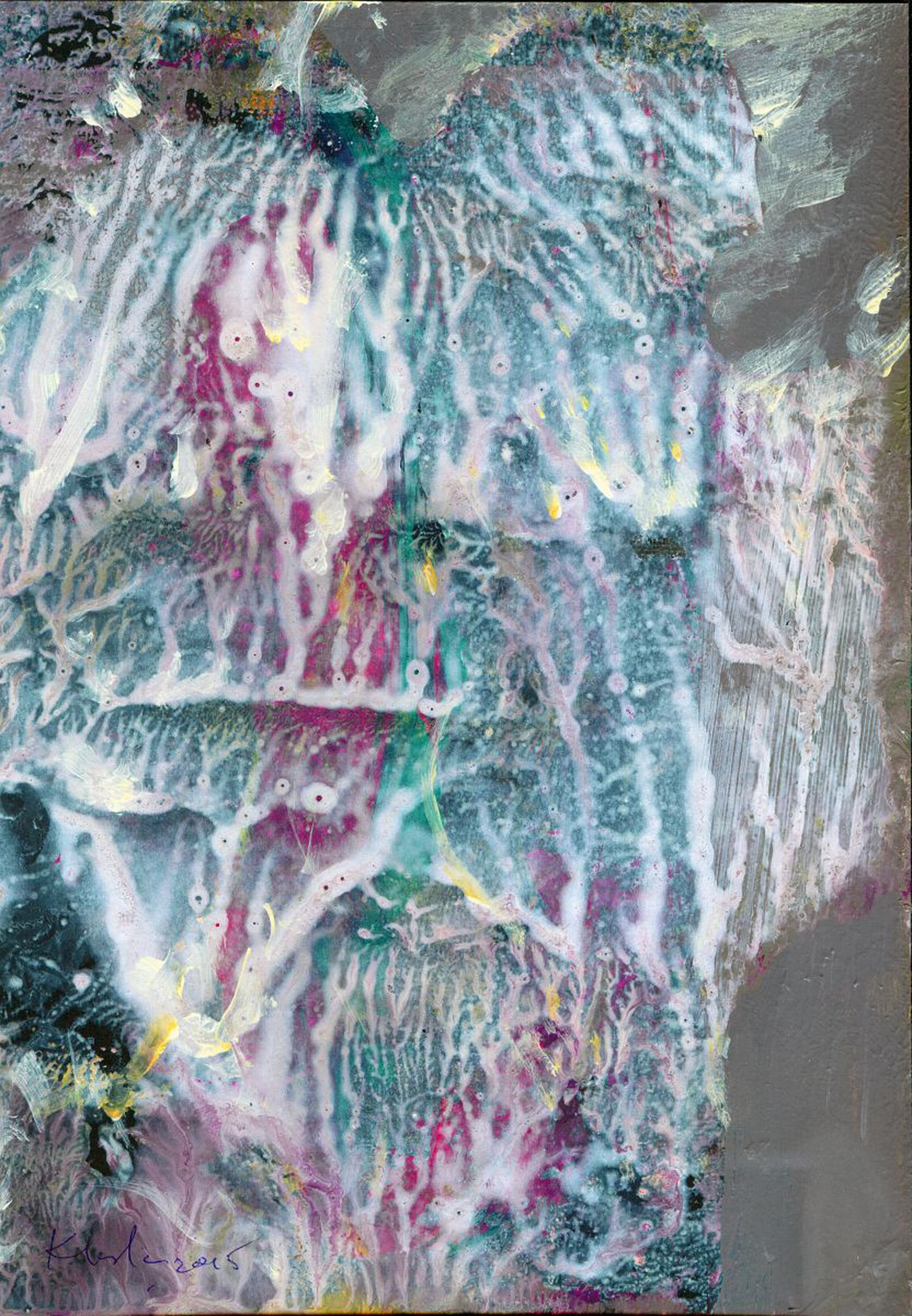 Sublime Angel Decalcomania Painting By Master Kl Artfinder