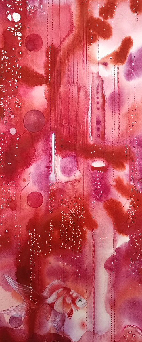 Rosso 3, il pesce mimetico by Ilaria Finetti