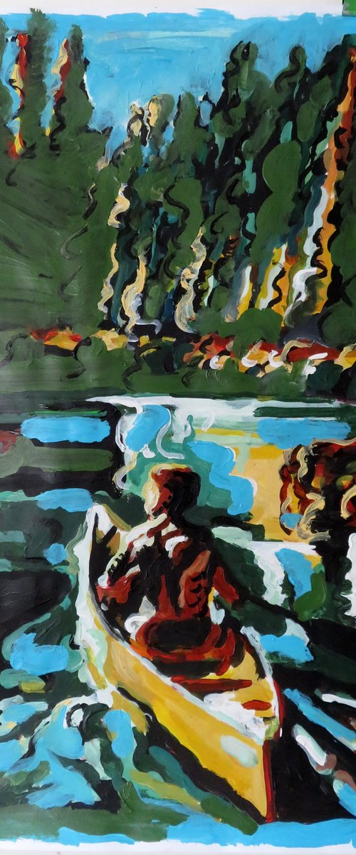 Canoe paddle by Stephen Abela