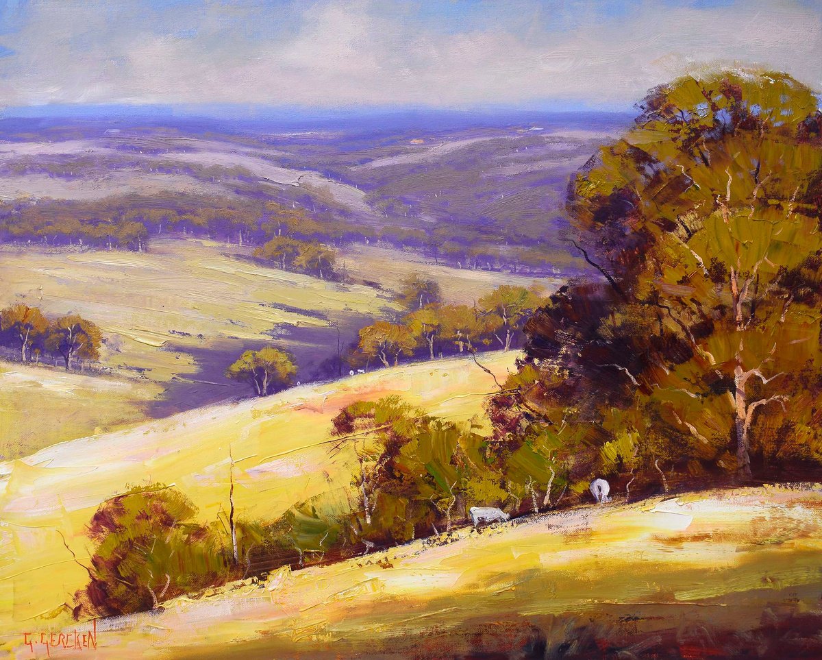 Australian summer landscape by Graham Gercken