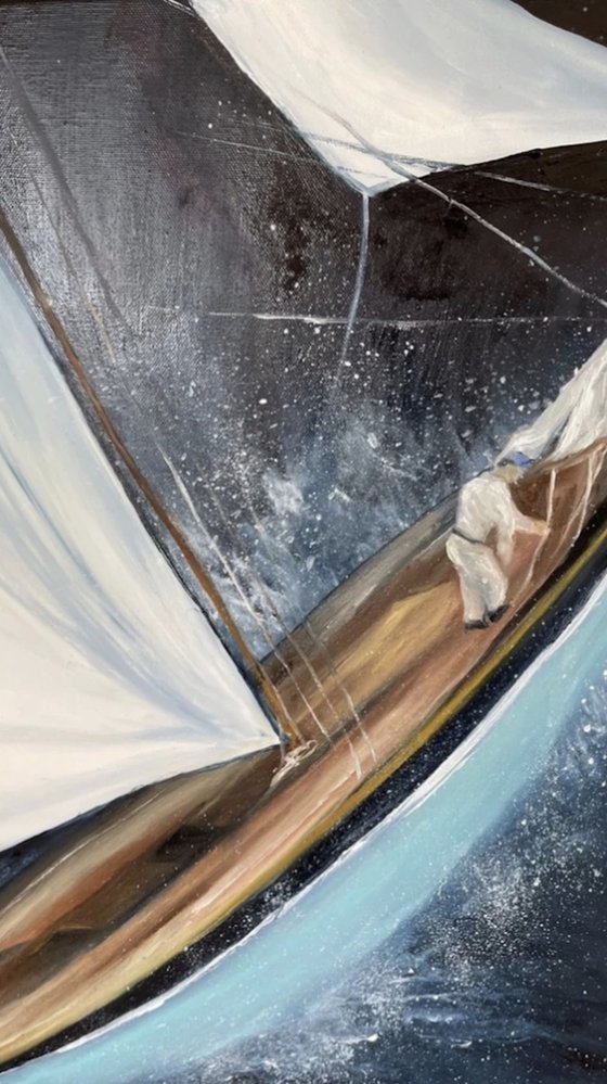 Through the waves