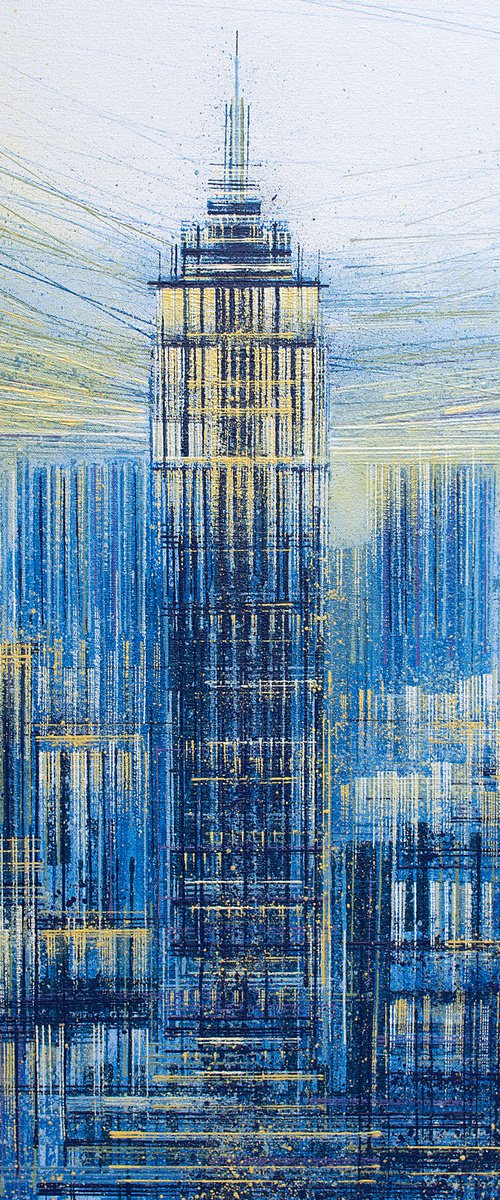 New York City  - The Empire State Building At Sunset by Marc Todd