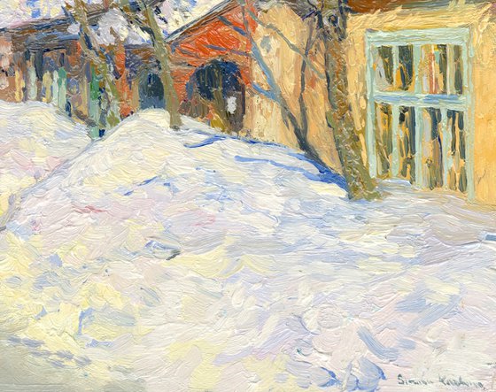 April. The last snow. Pereslavl-Zalessky