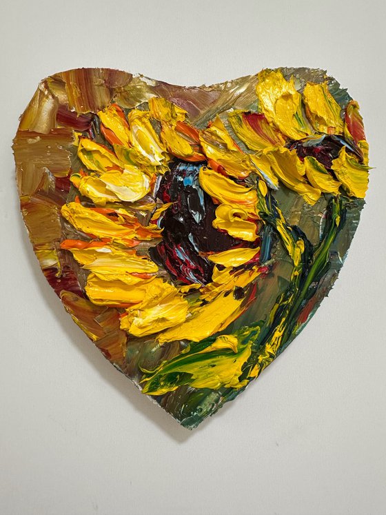 Heart Sunflowers