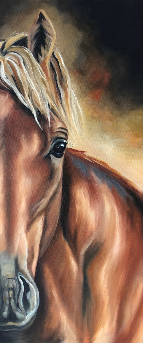 Horse by Lu Kuznetsova