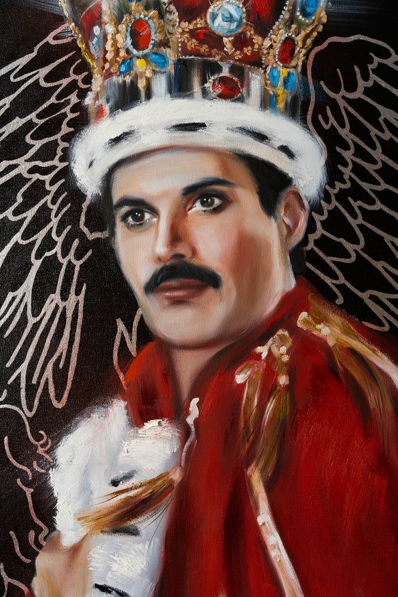 QUEEN Freddie Mercurty Portrait