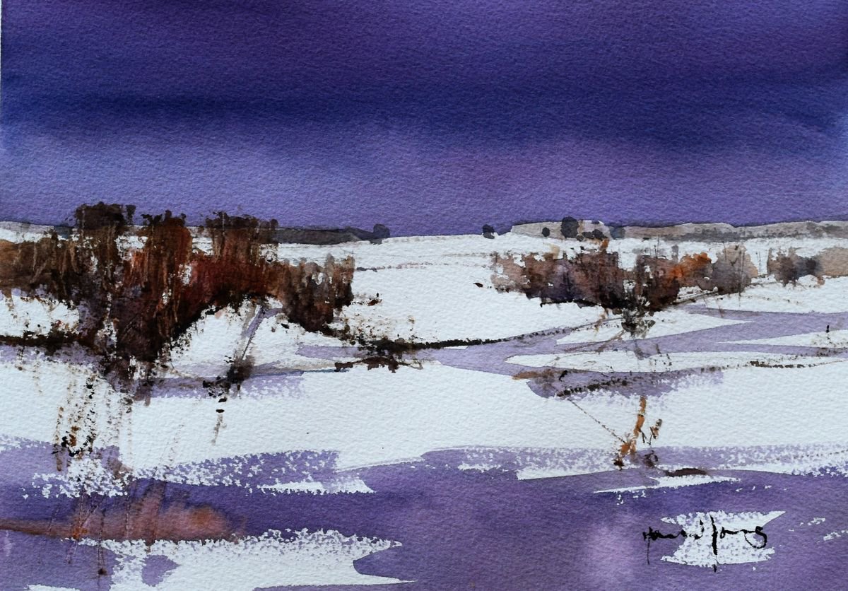Snow in The Vale (WC43) by Howard Jones