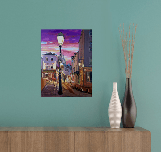 Paris Montmartre oil painting on canvas