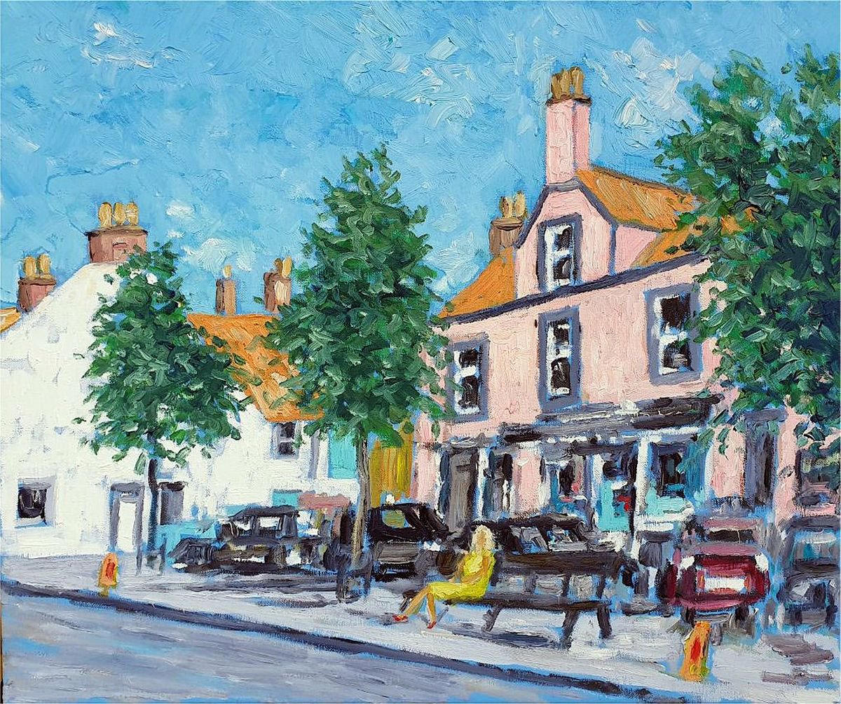 pittenweem high street by Colin Ross Jack