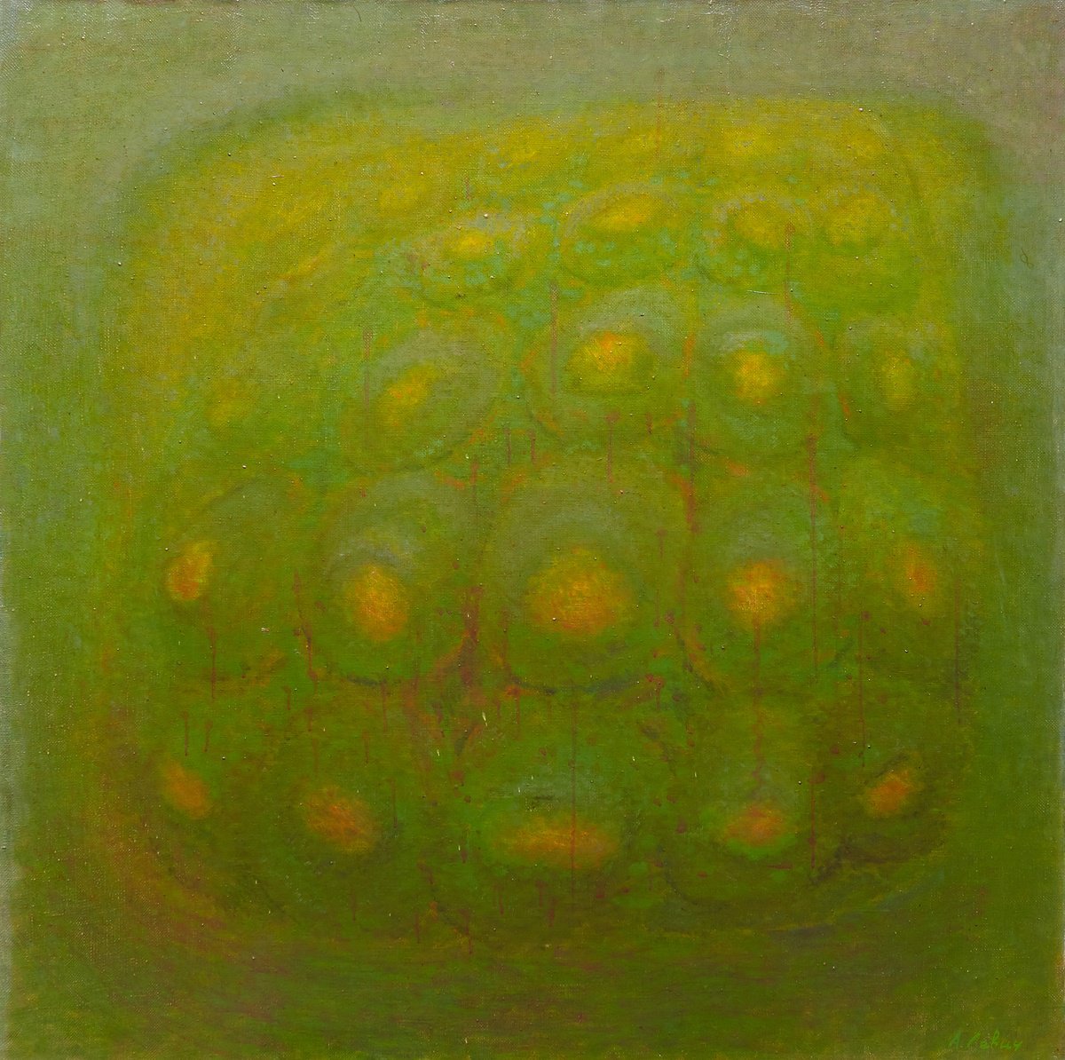 Evening Mystery By Alexander Levich, 39 X 39, Artwork For Sale On Artfinder