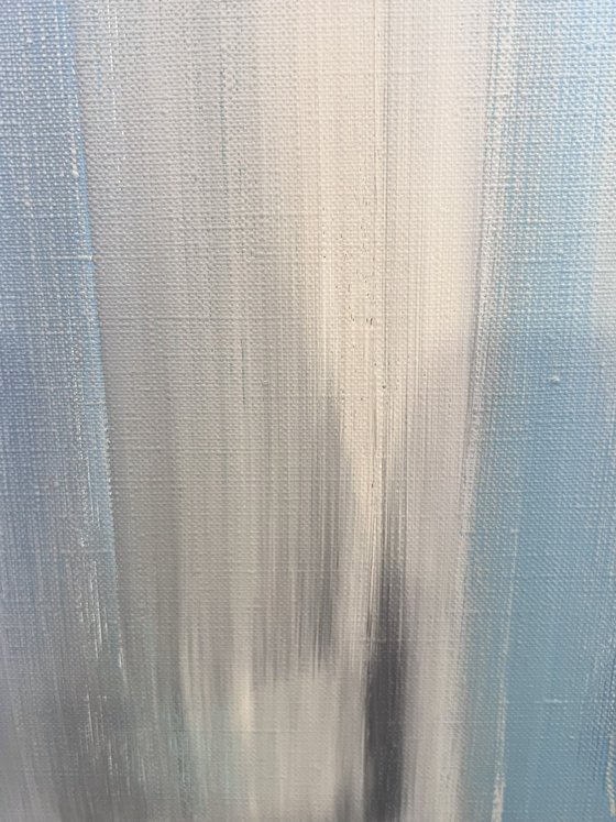 White blue shapes.