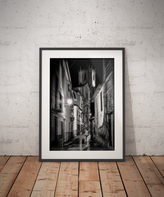 Midnight. Man walking alone at night. Limited Edition 6/10 16x11 inch Photographic Print