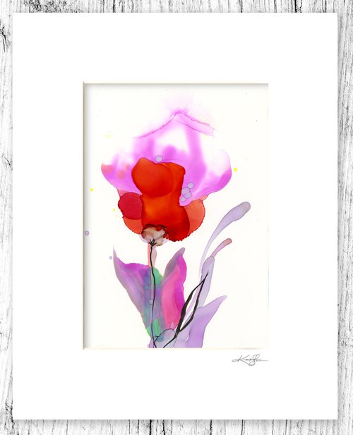 Flower Zen 19 - Floral Abstract Painting by Kathy Morton Stanion by Kathy Morton Stanion
