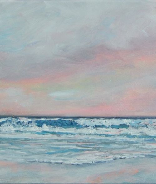 Sunset over the water by Emma Sian Pritchard