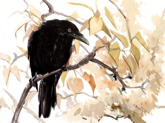 The Raven on the Autumn Tree