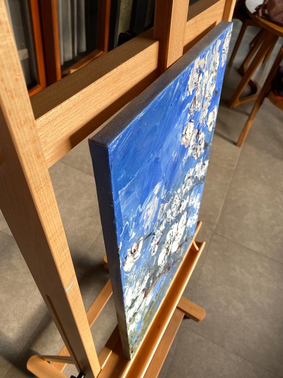 Cherry Blossom Oil Painting