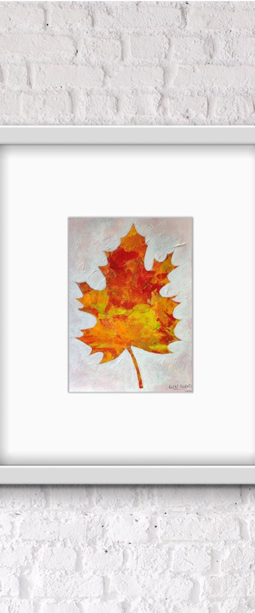 Autumn Leaf - 2 by Ketki Fadnis
