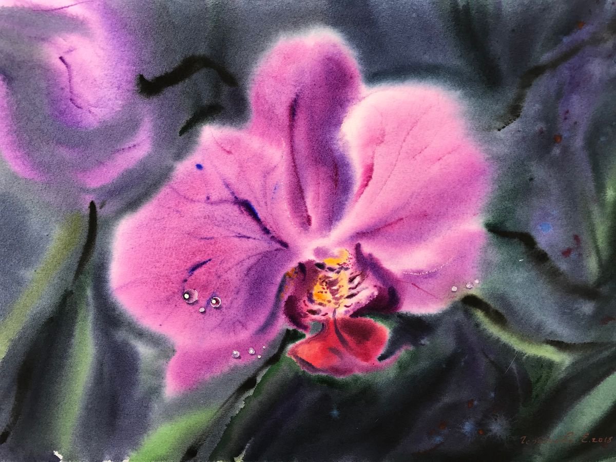 Lilac Orchid by Eugenia Gorbacheva