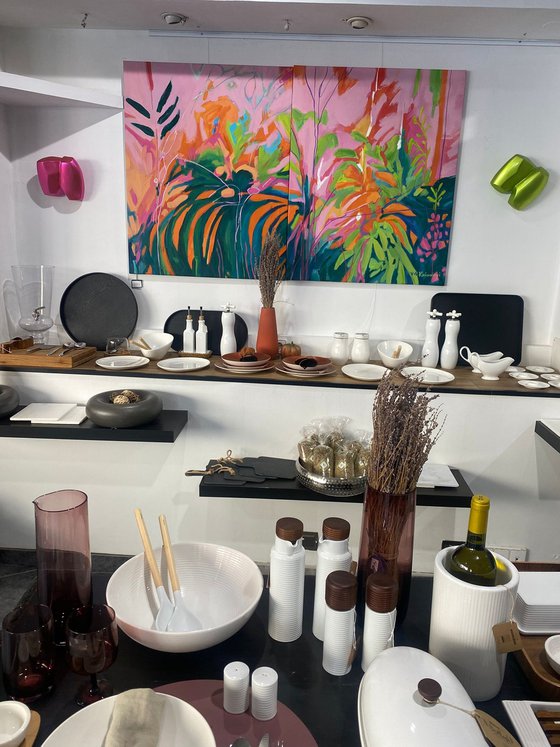 After rain #5, diptych