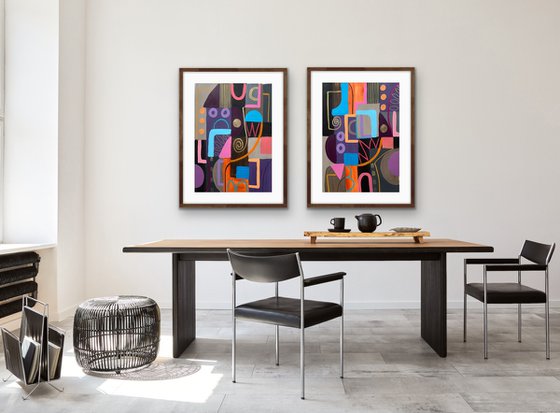 Life in Colour (diptych)