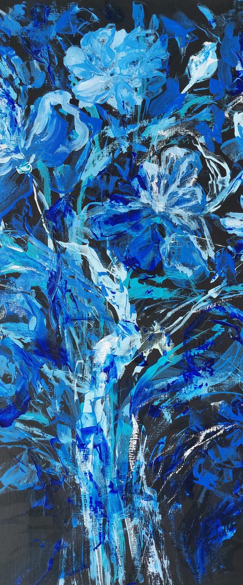 Garden in Blue 6 by Katia Solodka