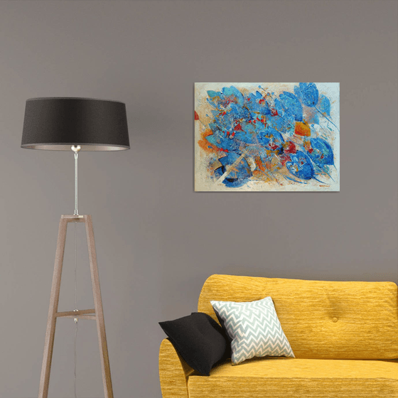 Fantasy with Blue Tulips