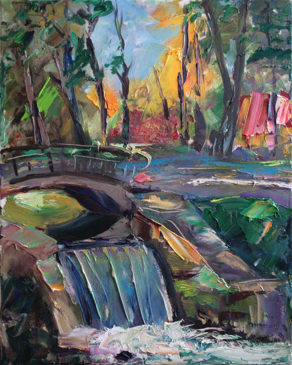 Autumn... Park By Salana Art / Svetlana Samovarova, 16 X 20, Artwork For Sale On Artfinder