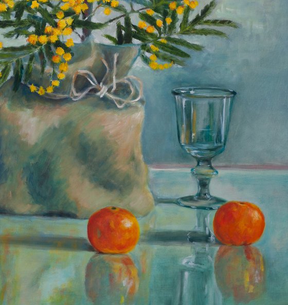 Still Life With Mimosa