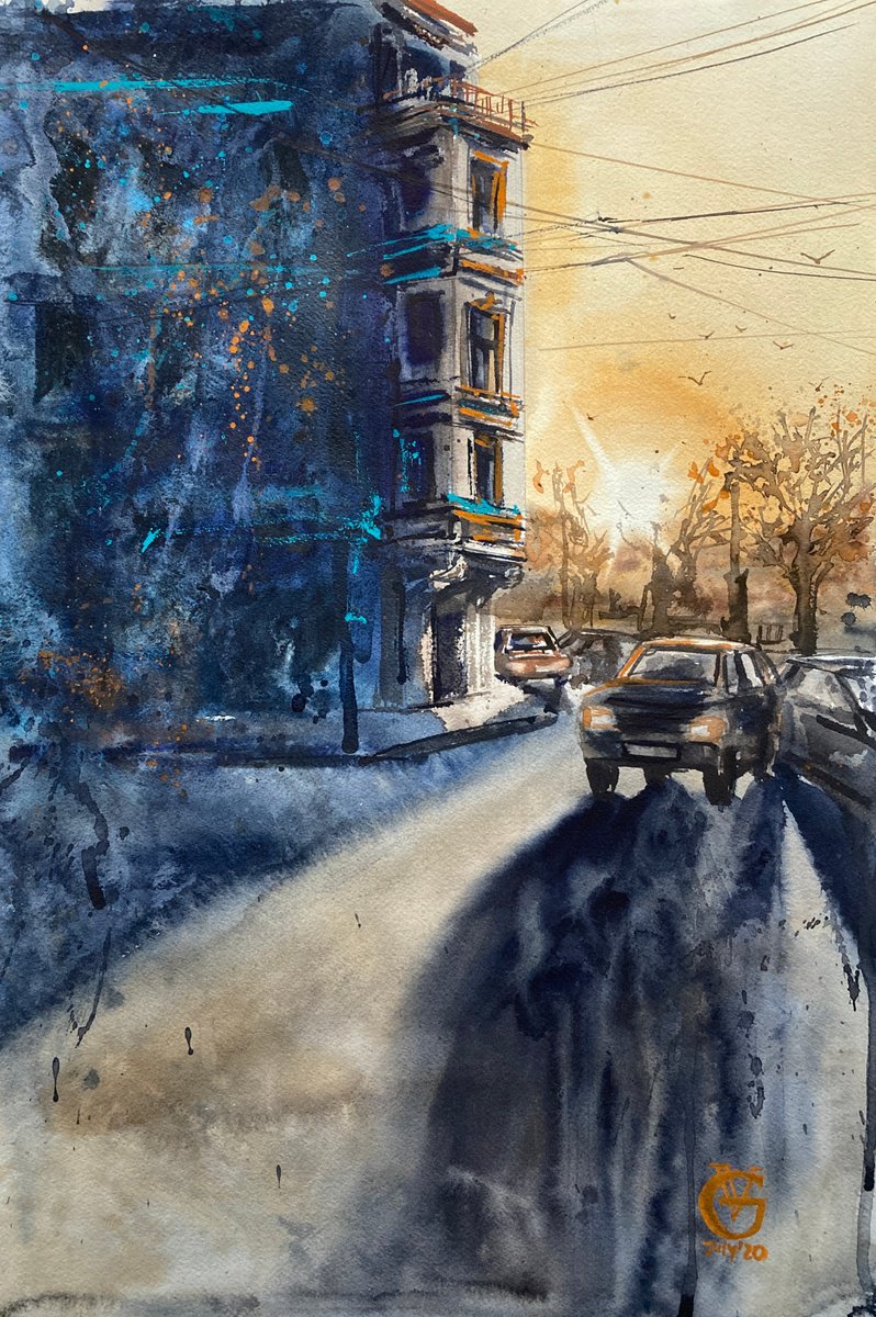 Cityscape #6 by Valeria Golovenkina