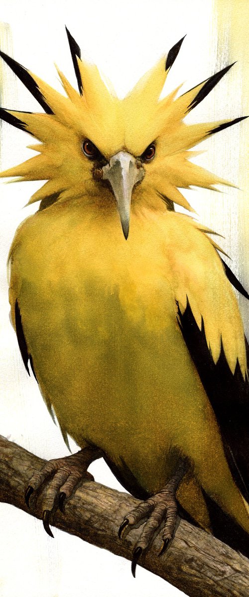 BIRD CCXXXVI - Golden Parakeet by REME Jr.