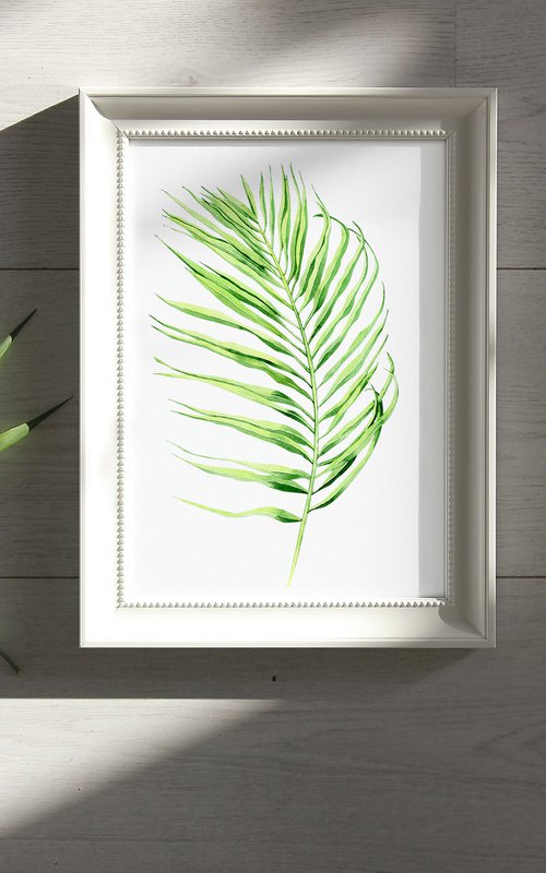 Palm Leaf 2 by Olga Koelsch