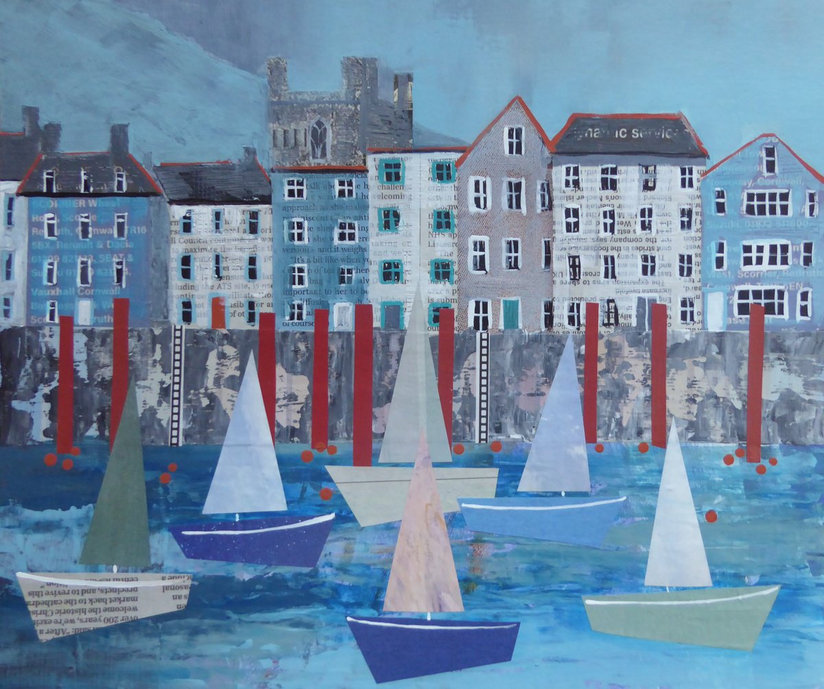 Dartmouth Sails by Elaine Allender