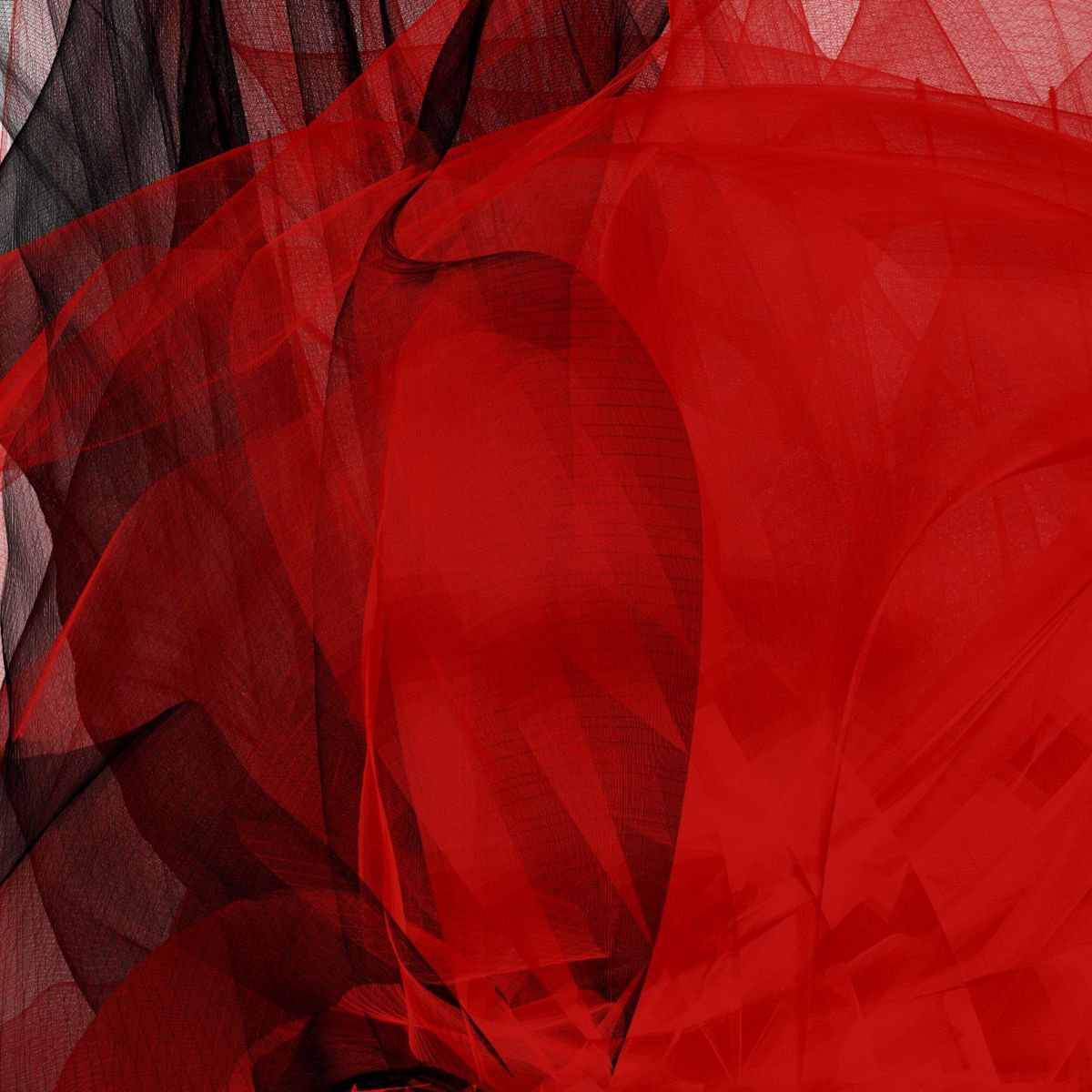 Abstract Print By Shabs Beigh, 20 X 20", Passion, Original Artwork