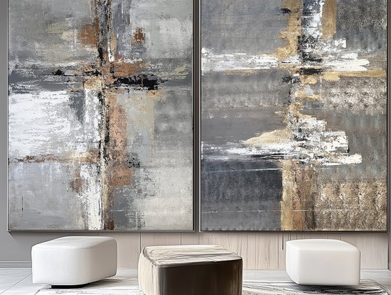 Golden Silence Grey Horizons