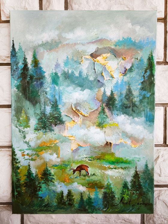 Emerald Mist &amp; Golden Peaks