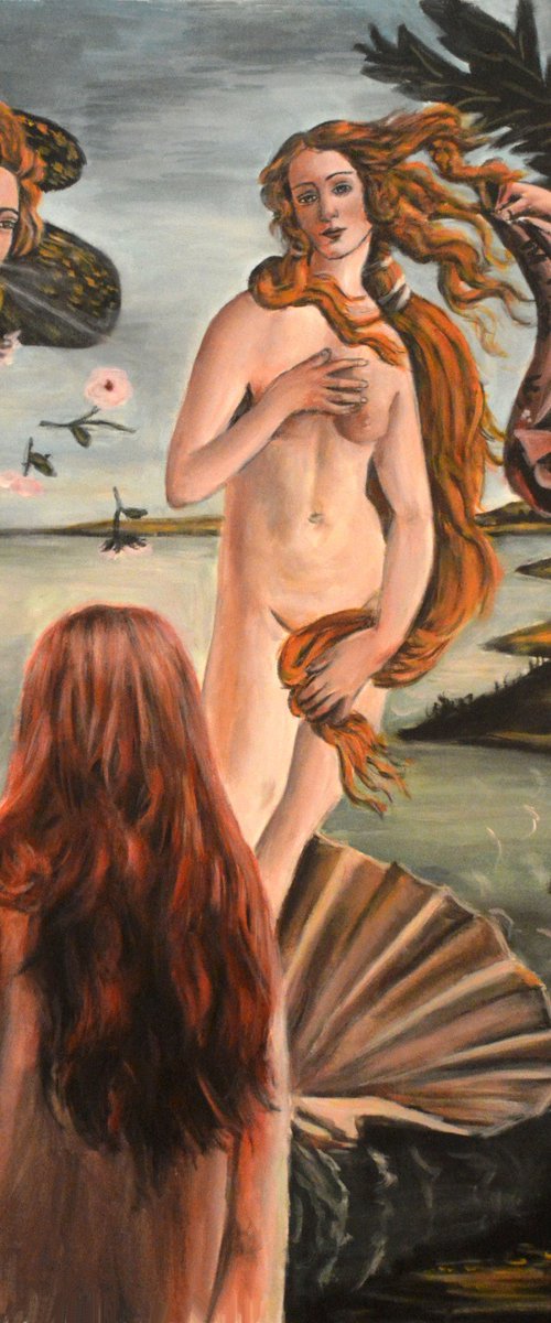 watching botticelli Venus by escha van den bogerd