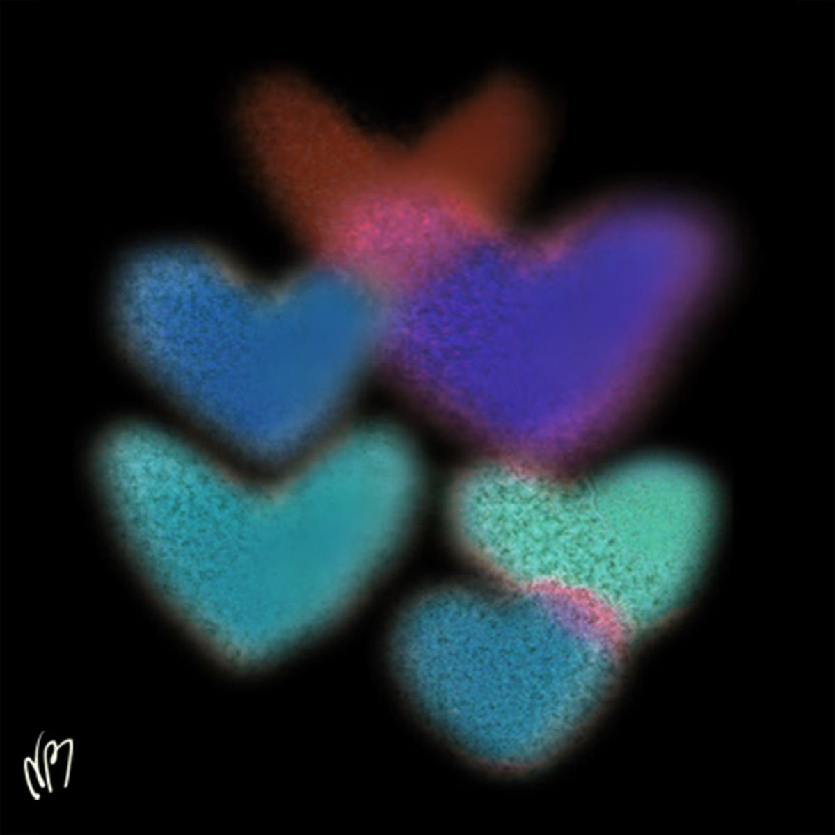 Digital Hearts by Nancy M Chara