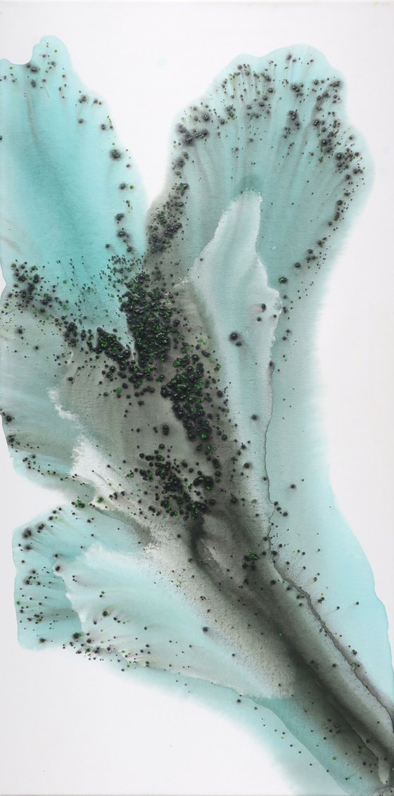 Nature 282— Abstract Organic Teal