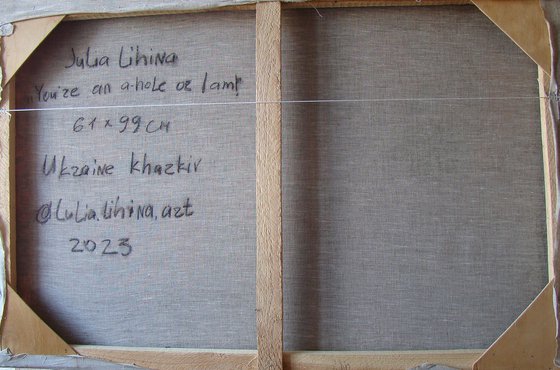 You're an A-Hole or I am