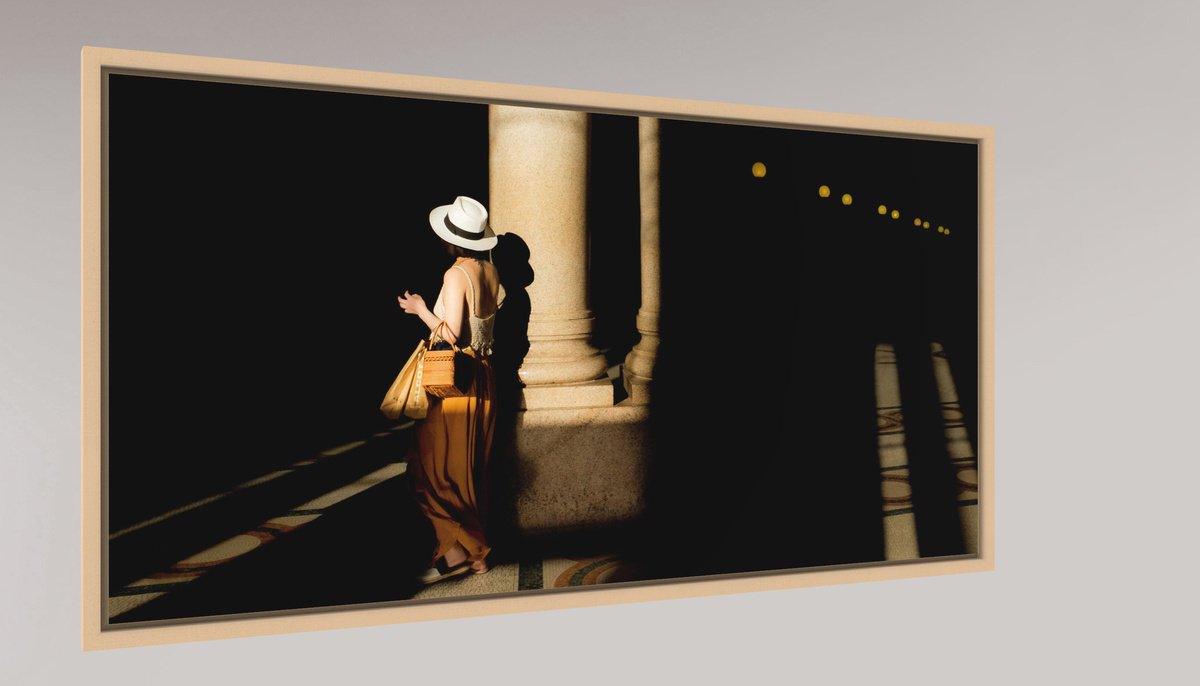 Geometric Photograph , La Dame Qui Attend By Hyun De Grande, 41 X 22, Artwork For Sale On Artfinder