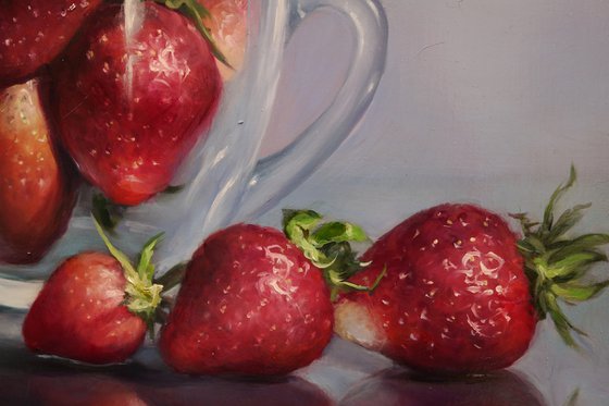 "Still life with strawberries"