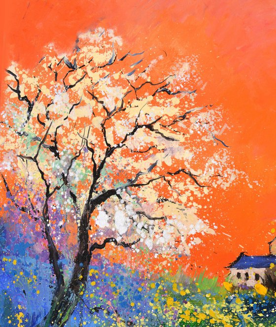 Moonshine in spring