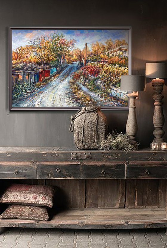 A Beautiful Evening in Malishka Village