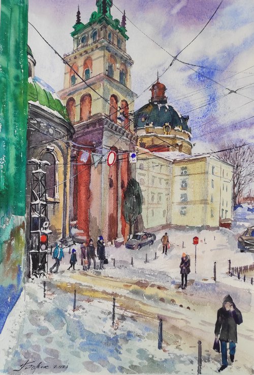 Lviv (memory) - original artwork by Tetiana Borys
