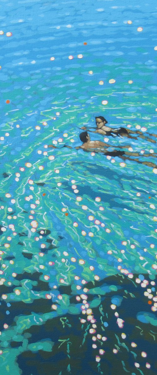 Social swim by Gordon Hunt