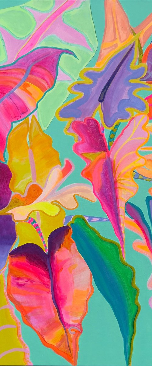 'Rainbow Alocasia' by Kathryn Sillince