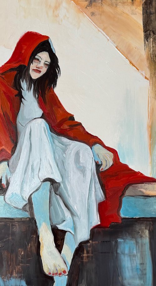 Red, In Bed by Lola Jovan