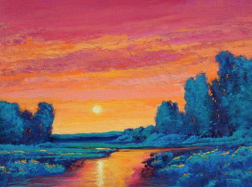 Glowing Sunset 230524 by Don Bishop