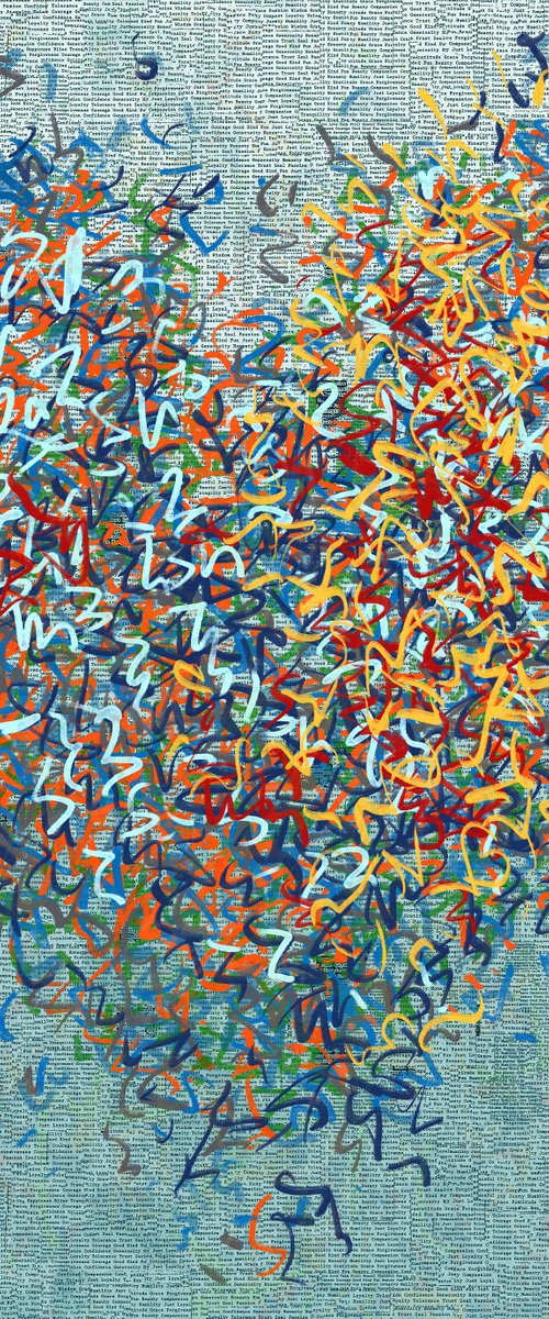 The Fourteenth Optimist 127 x 127cm by George Hall